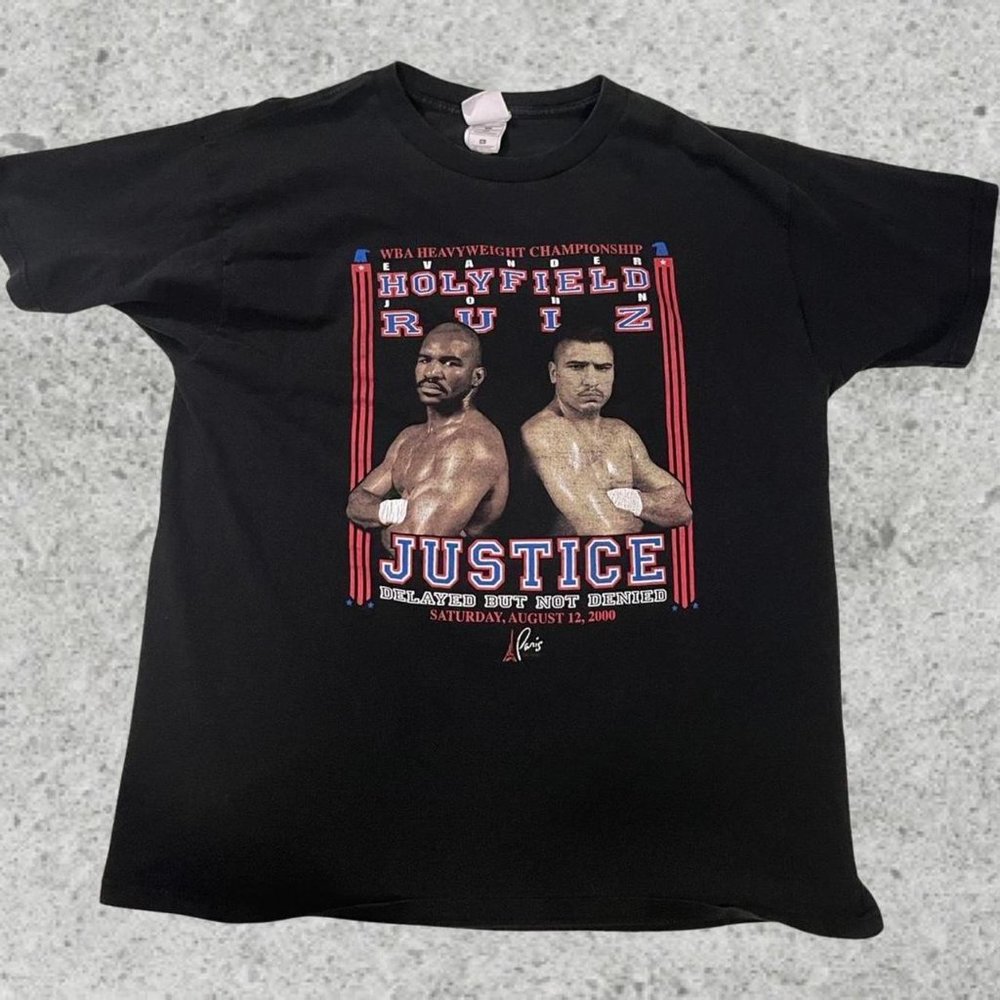 Vintage Boxing Evander Holyfield vs John Ruiz Heavyweight Championship P…